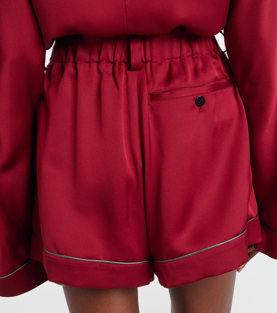  Givenchy Givenchy Silk Satin Shorts 