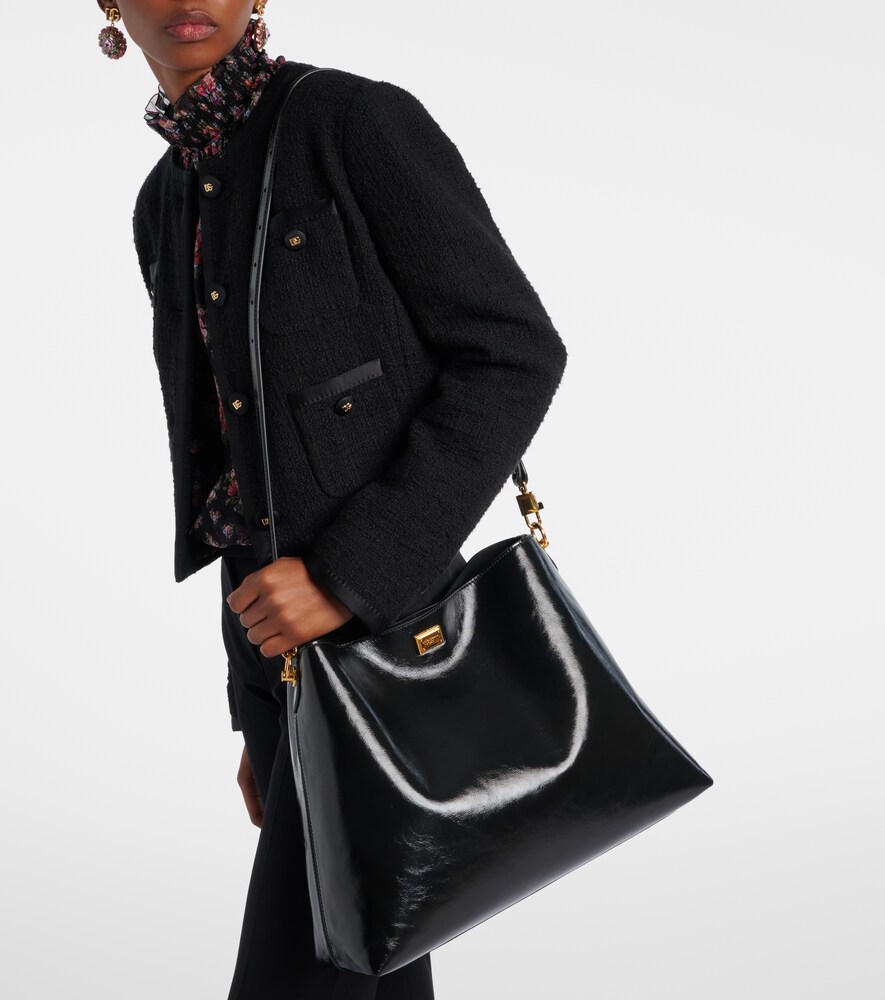 Dolce & Gabbana Vittoria Large leather tote bag