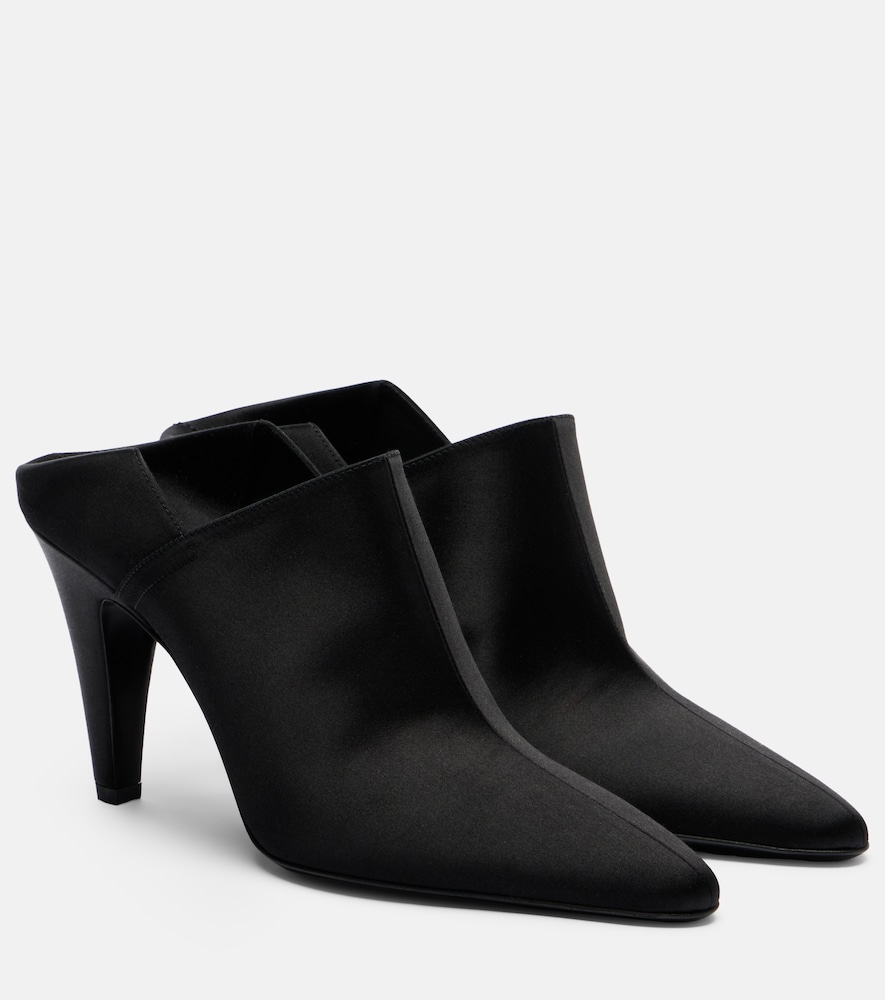 Alaia Alaïa Cone satin mules | Thumbnail 7