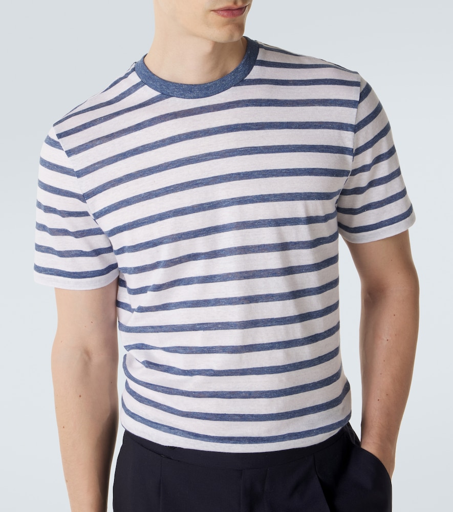 Dunhill Dunhill T-shirt Aus Leinen Und Baumwolle 