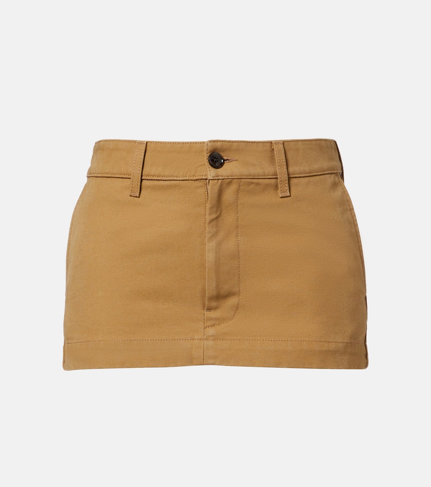 Balenciaga Women's Beige Cotton Miniskirt UK Size 16 - Mytheresa