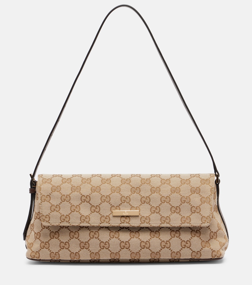 Schultertasche Madison Medium GG aus Canvas