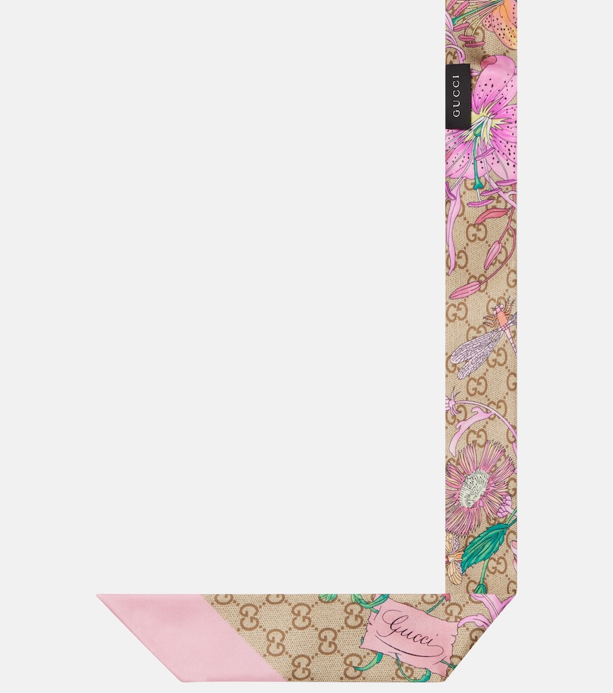  Gucci Gucci Tuch Gg Aus Seiden-twill 