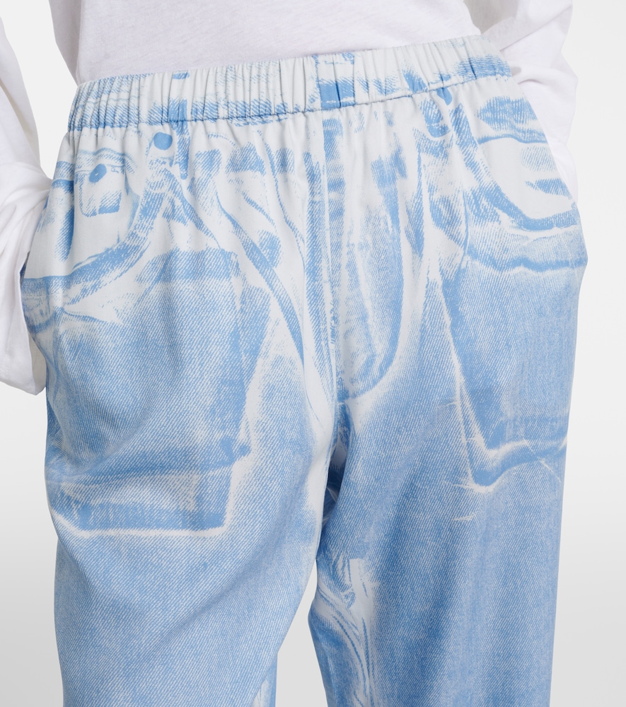  Acne Studios Acne Studios Printed Wide-leg Pants 