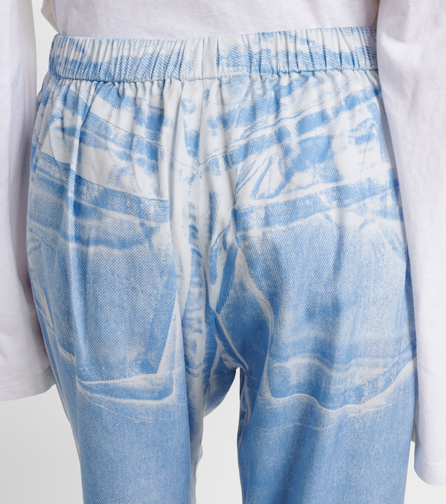  Acne Studios Acne Studios Printed Wide-leg Pants 