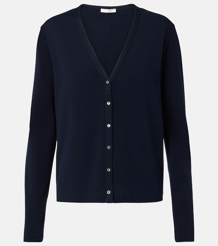 The Row The Row Cresp ribbed-knit cotton jersey cardigan　The Row Cresp リブニット コットンジャージー カーディガン