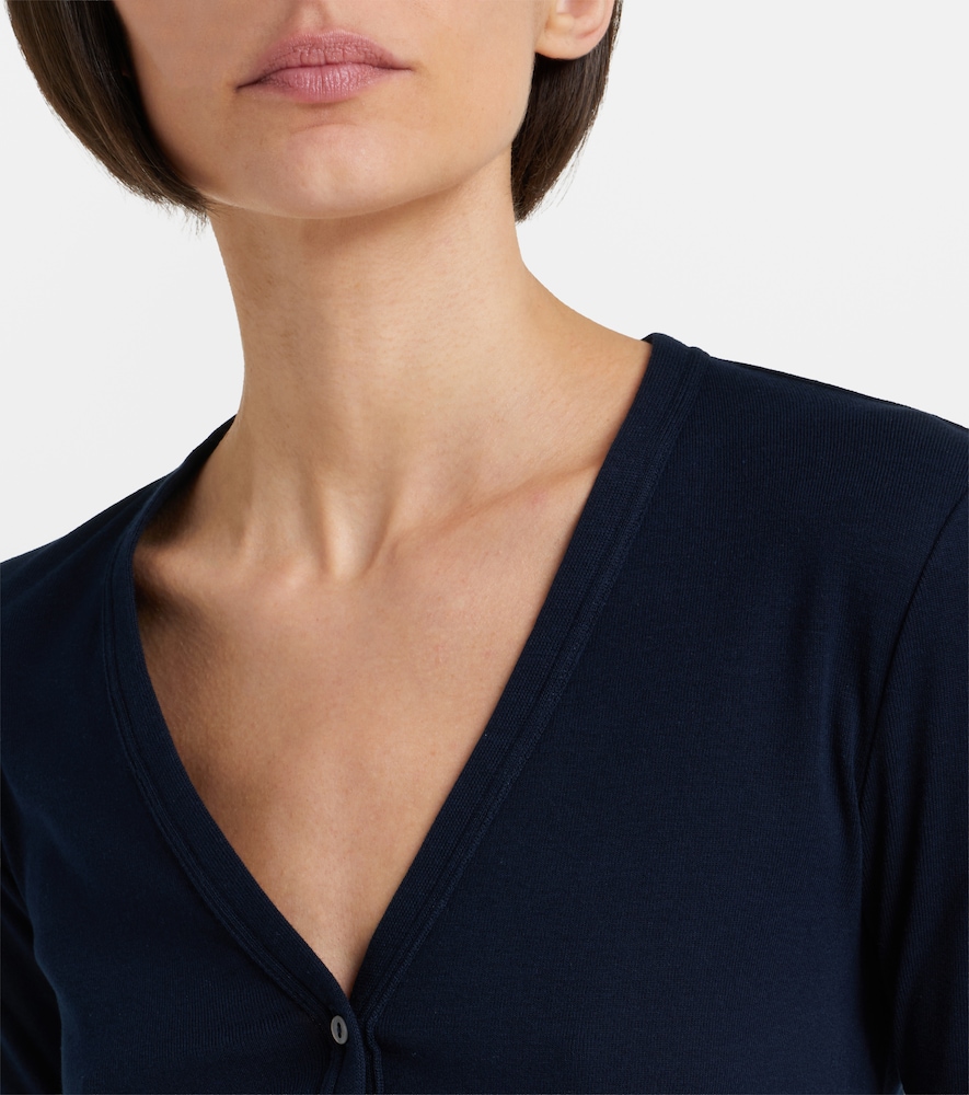  The Row The Row Cardigan Aus Cresp Aus Baumwoll-jersey 