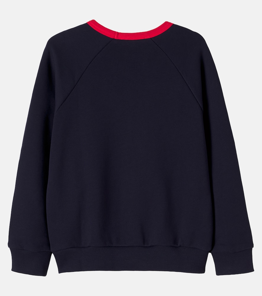  Versace Kids Versace Kids Logo Cotton Jersey Sweatshirt 