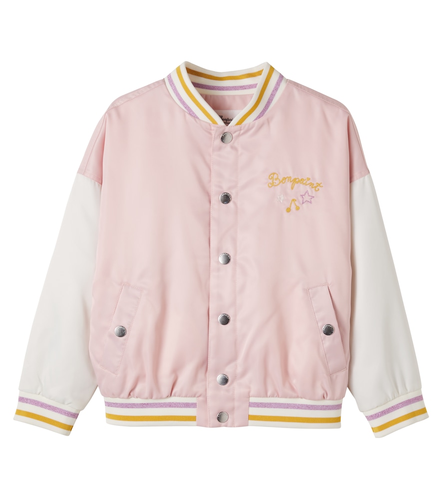 Bonpoint Pink Malika Embroidered Blouson Jacket Y Size 14 - Mytheresa