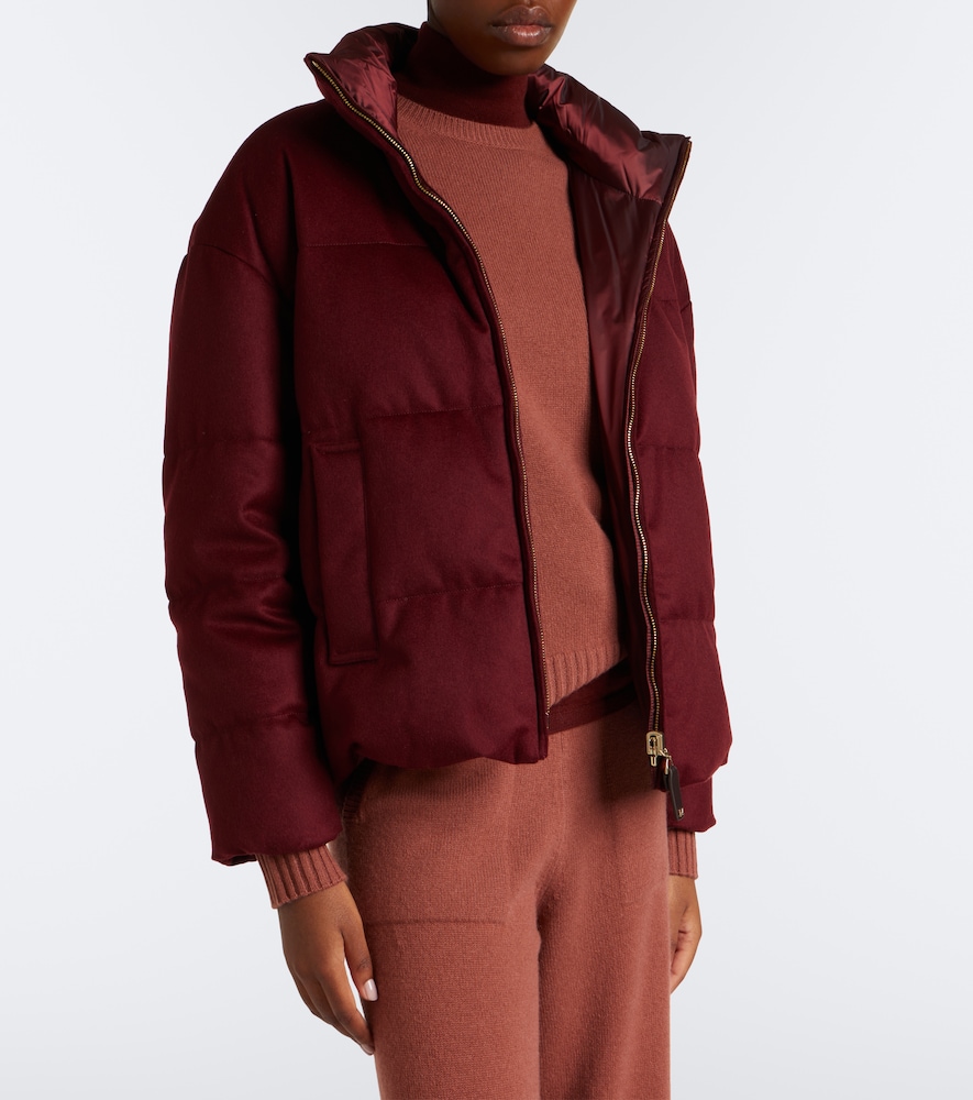 Reversible Cashmere Puffer Jacket