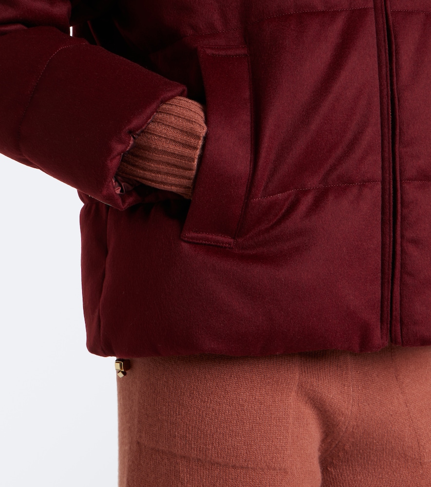 Reversible Cashmere Puffer Jacket