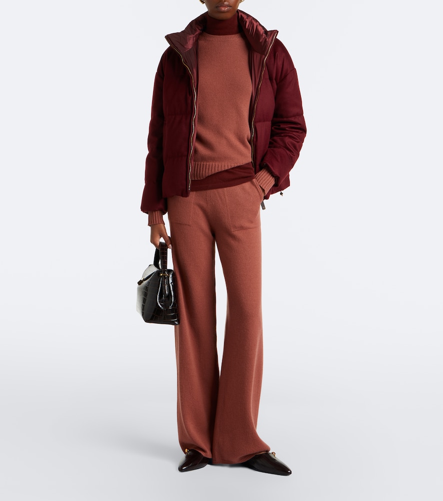 Reversible Cashmere Puffer Jacket