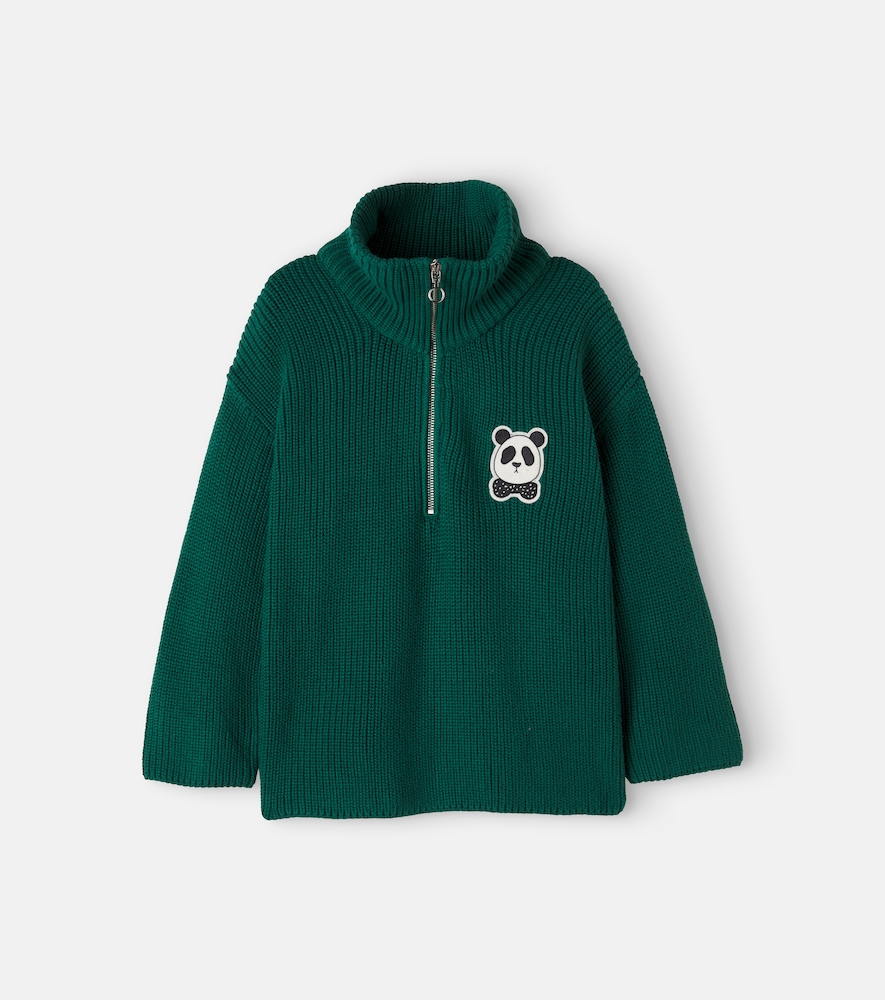 Verzierter Pullover aus Baumwolle