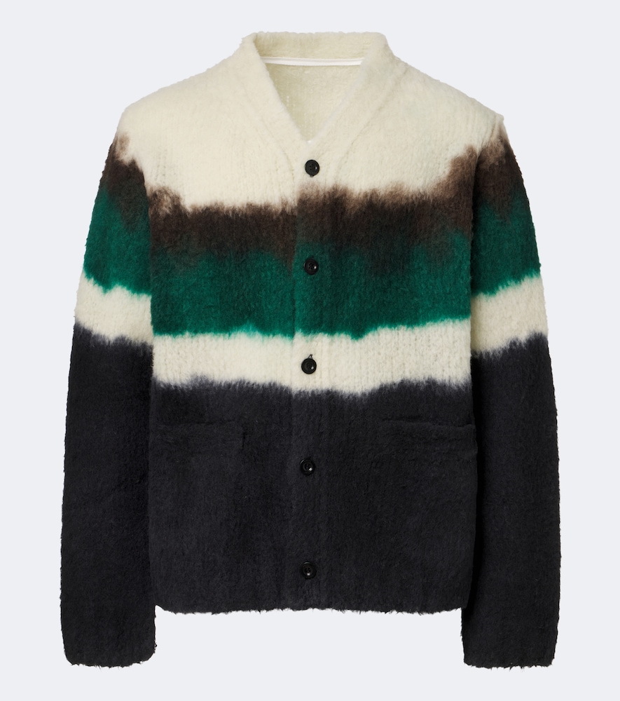 Sacai Cardigan en laine mélangée