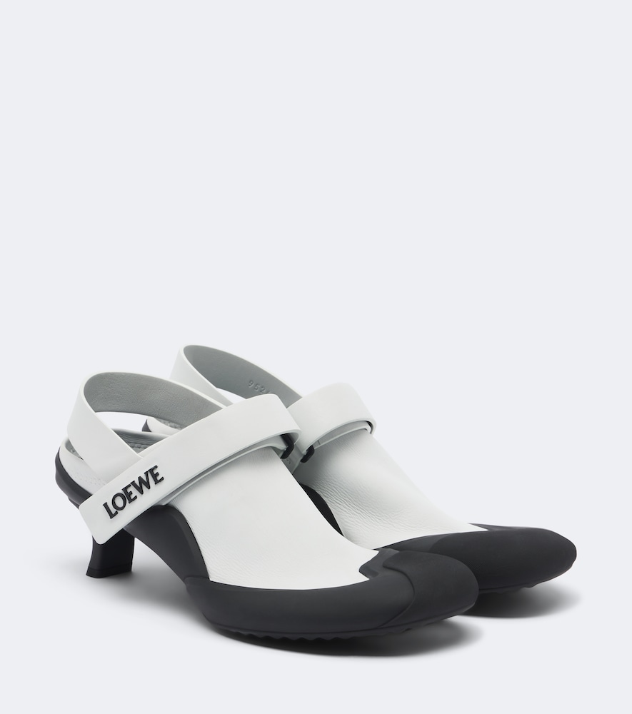 Slingback-Pumps Dive aus Leder