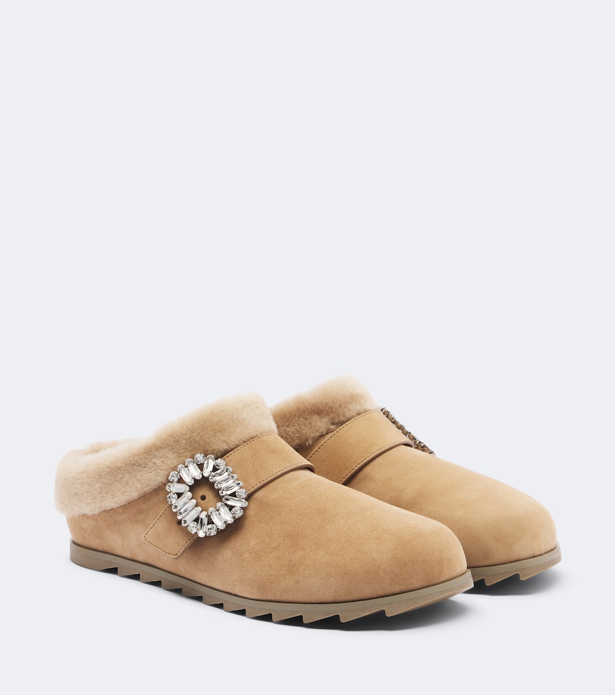 Mules Slidy Viv' mit Shearling