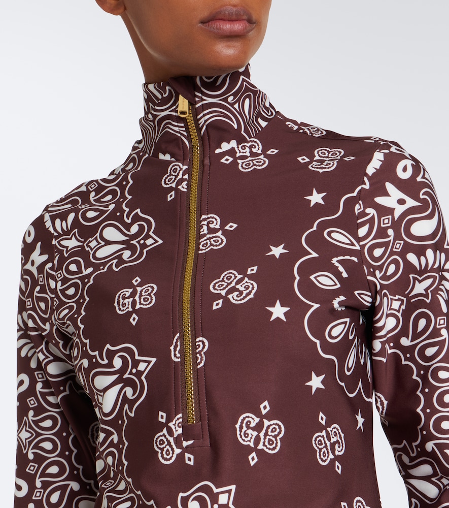 Toriko Printed Ski Top
