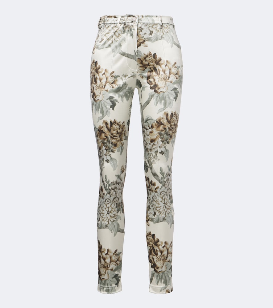 High-Rise Skinny Hose aus Jersey