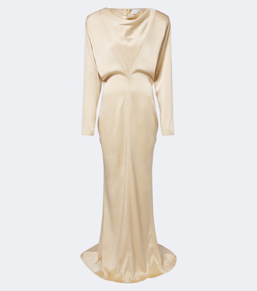 Robe aus Satin
