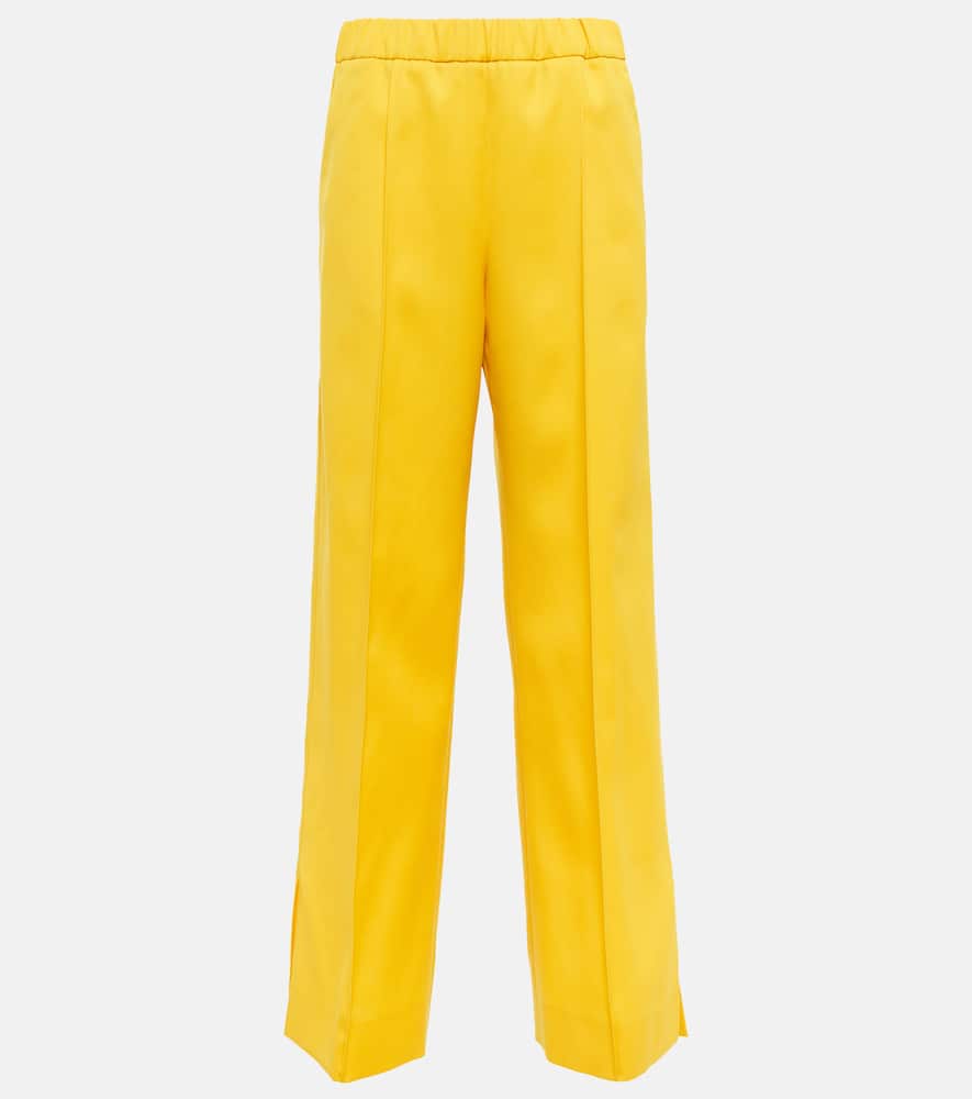 Jil Sander Wide-leg virgin wool pants