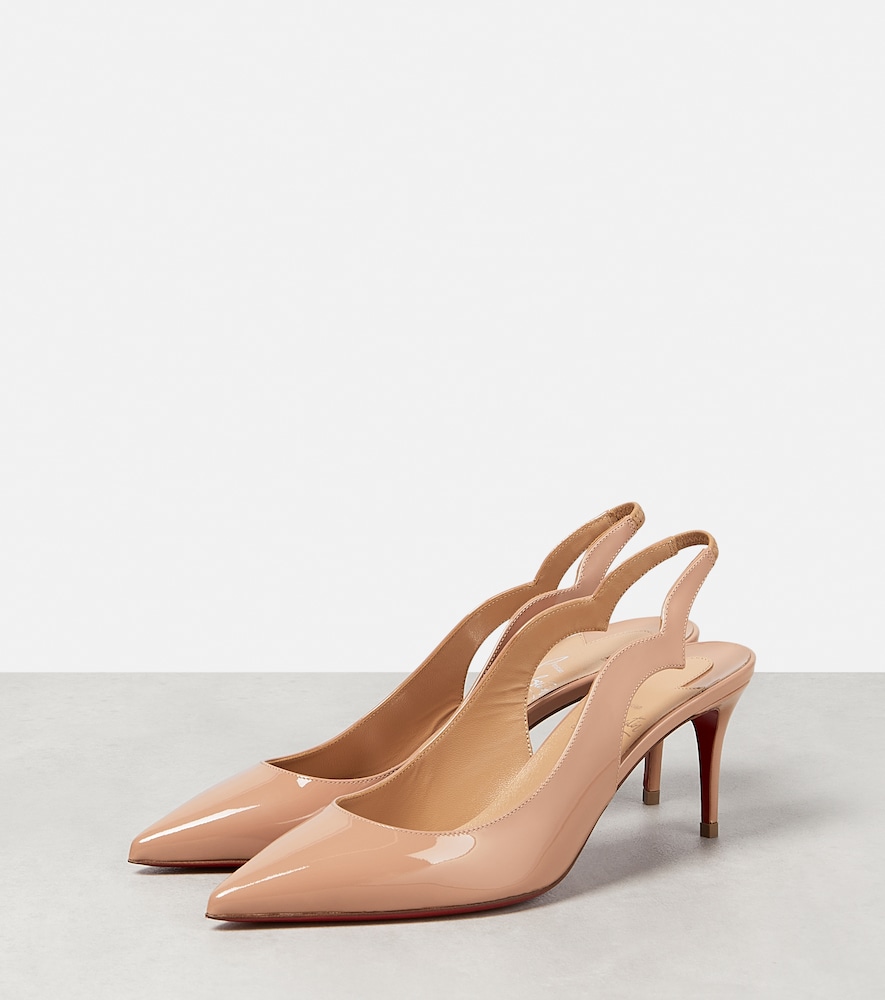  Christian Louboutin Christian Louboutin Slingback-pumps Aus Lackleder 