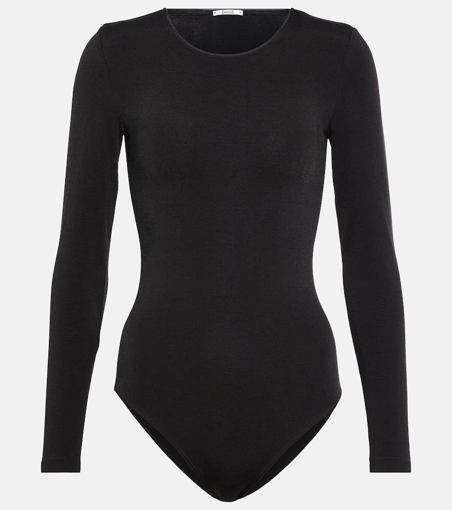 Wolford Women's Black Berlin Cotton-Blend Bodysuit UK Size 10 - Mytheresa