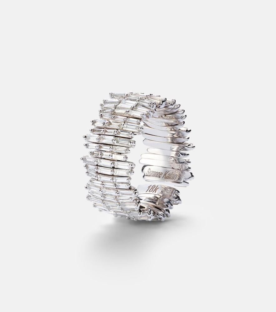  Suzanne Kalan Suzanne Kalan Anillo De Oro Blanco De 18 Ct Con Diamantes 