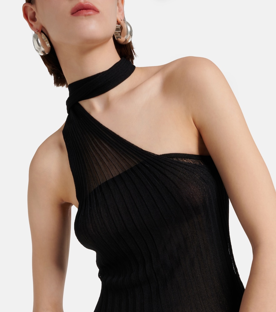  Aya Muse Aya Muse Larsen Asymmetric Midi Dress 