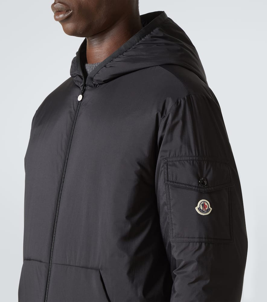 Moncler Monteynard Nylon Down Jacket In Black