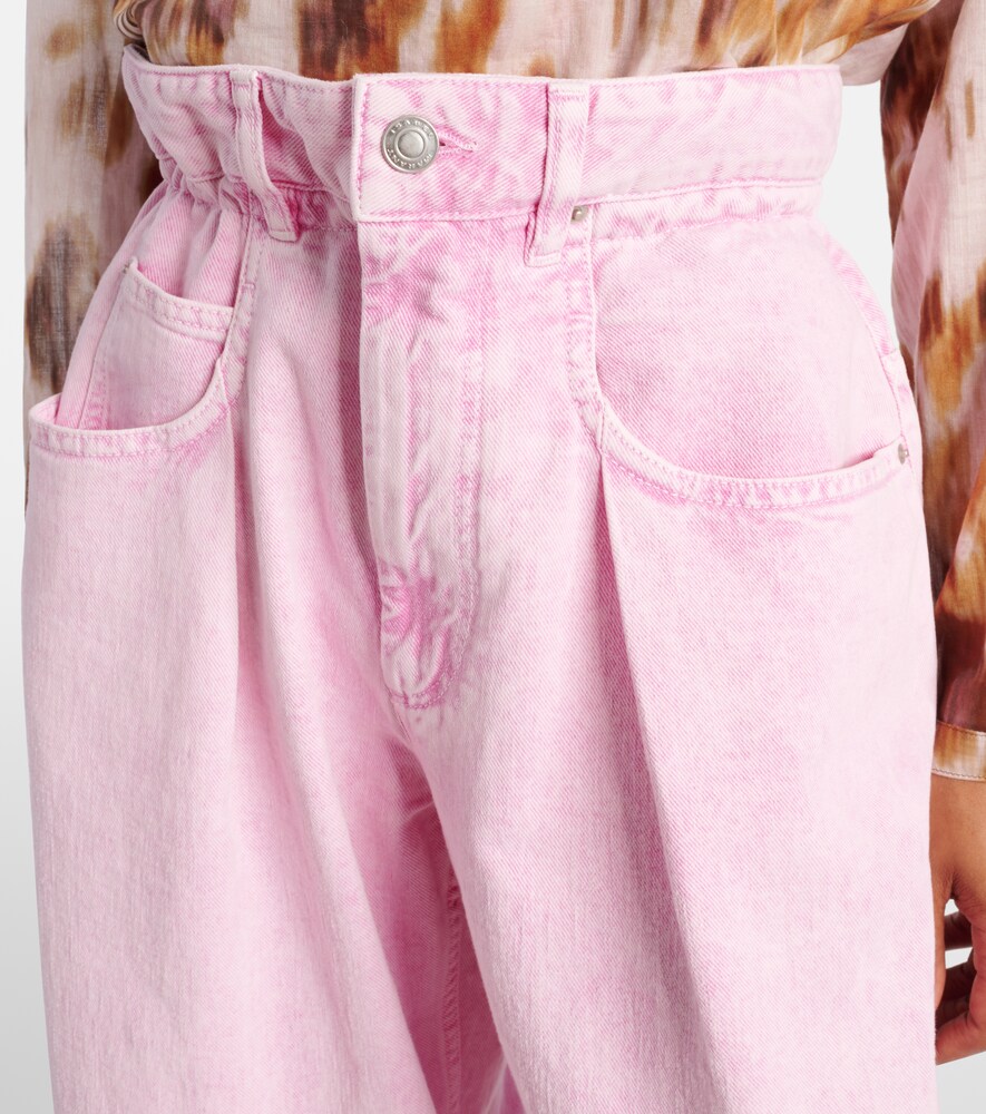 Marant Etoile Marant Etoile High-rise Wide-leg Jeans Rachelle 