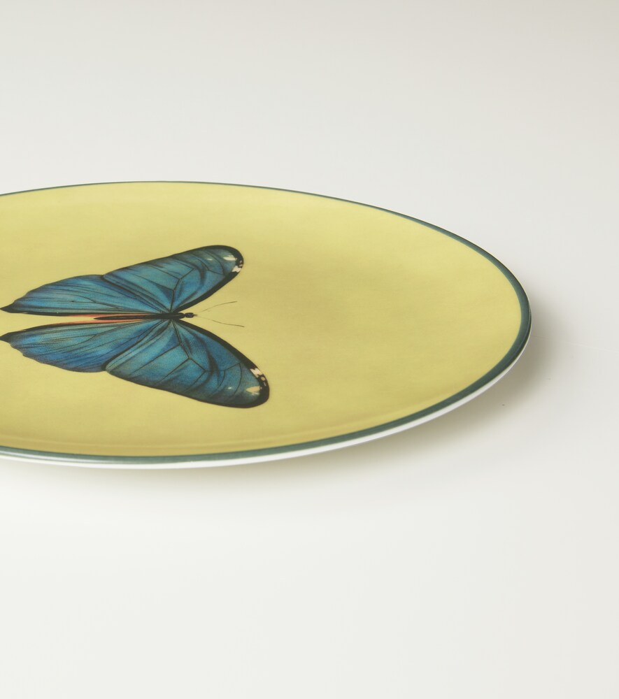  Les-ottomans Les-ottomans Frühstücksteller Insetti Butterfly 