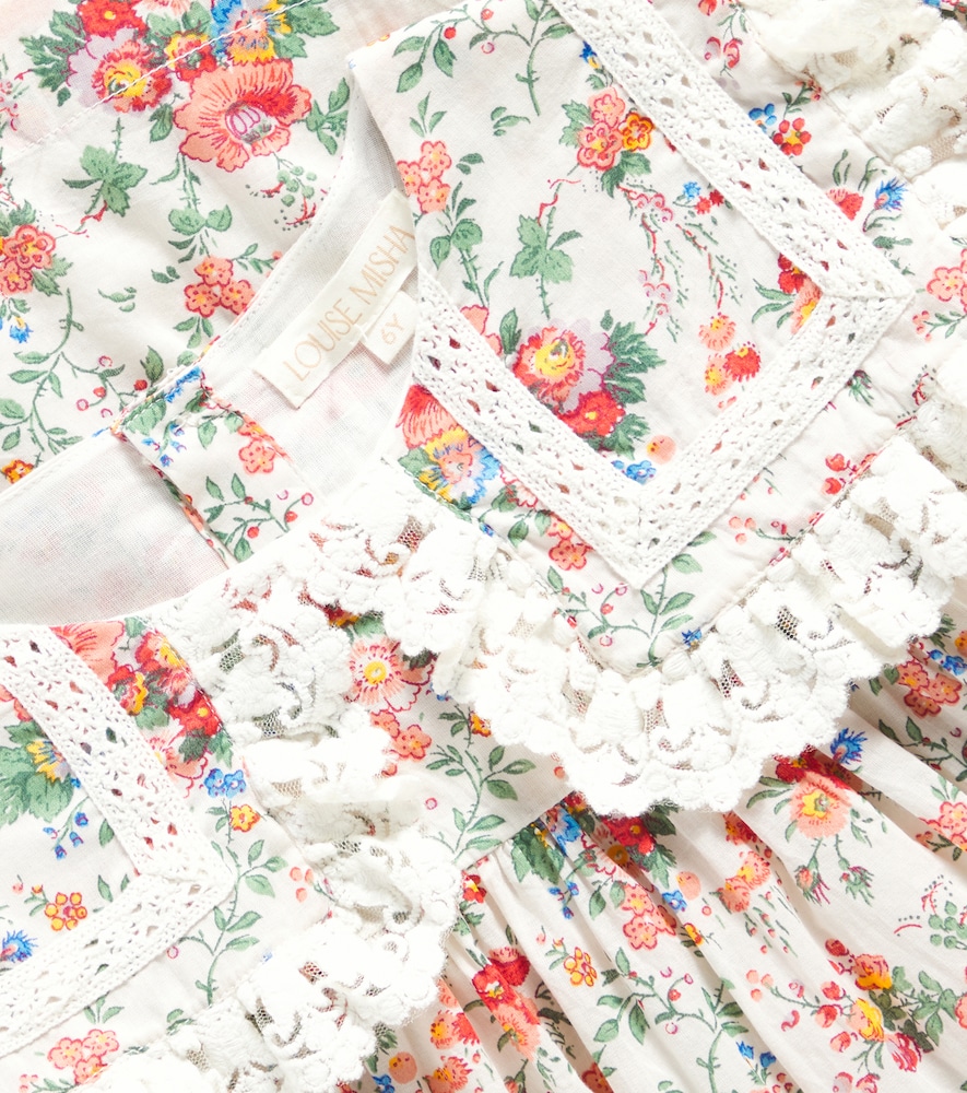  Louise Misha Louise Misha Vestido Arinola De Algodón Floral 