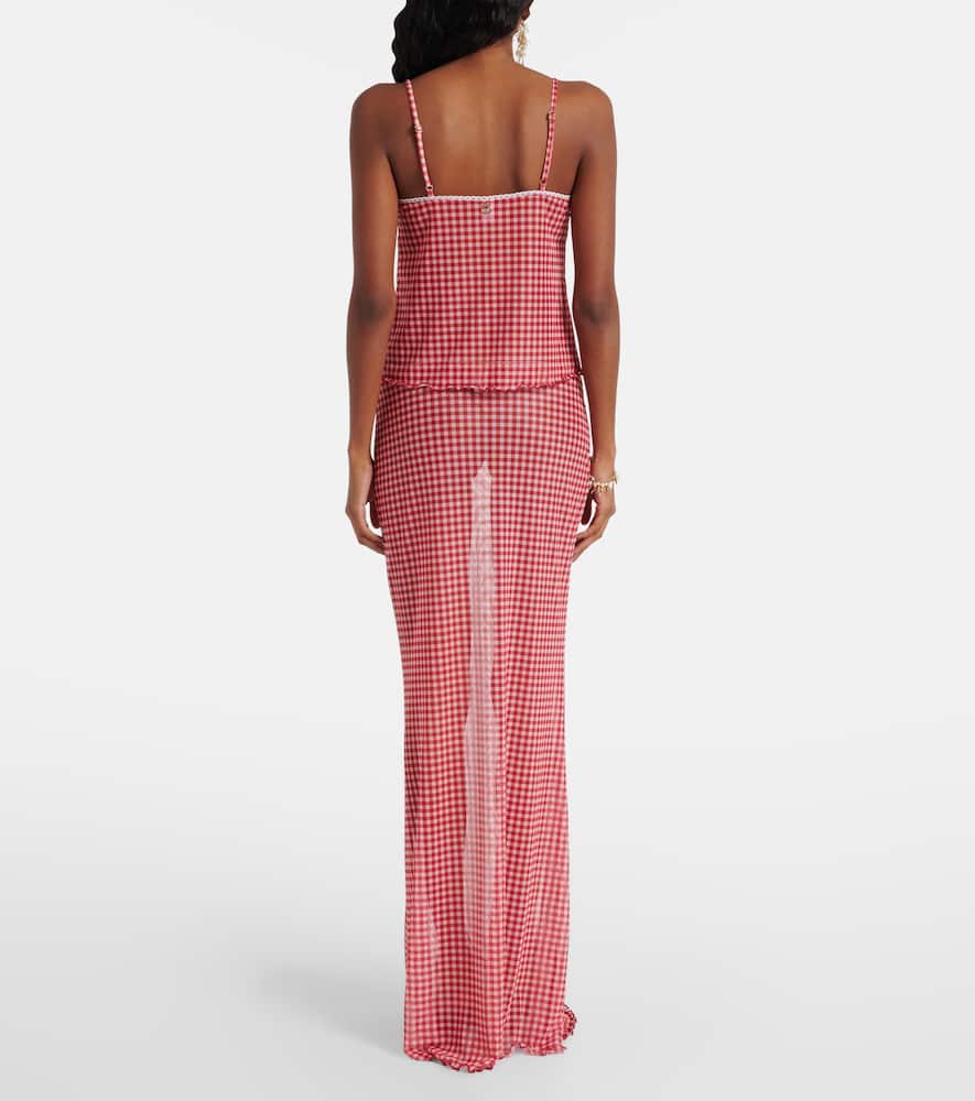 Bananhot Solay Gingham Tank Top In Pattern