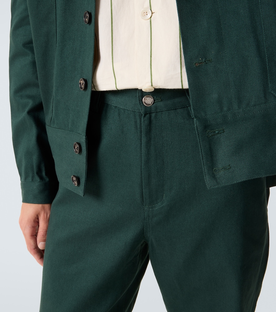  Bode Bode Knolly Brook Cotton Twill Straight Pants 