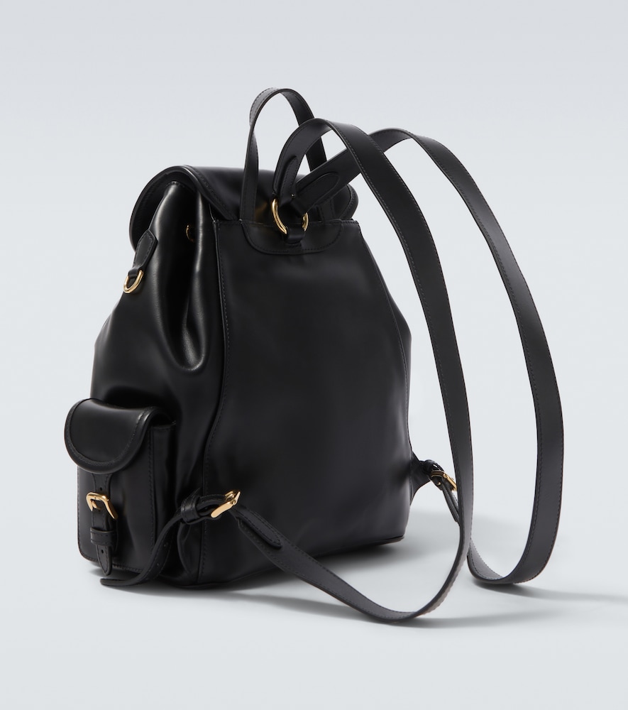  Miu Miu Miu Miu Leather Backpack 
