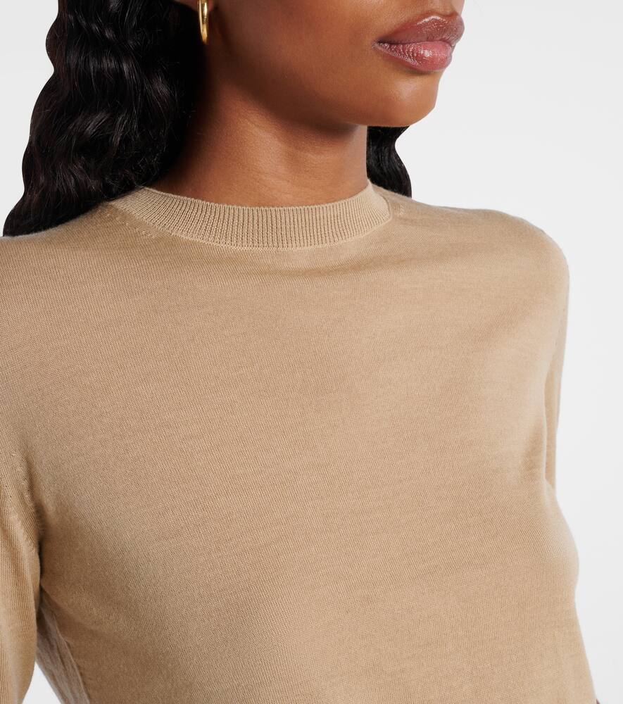 Max Mara Warren Silk And Cashmere Fine Knit Top