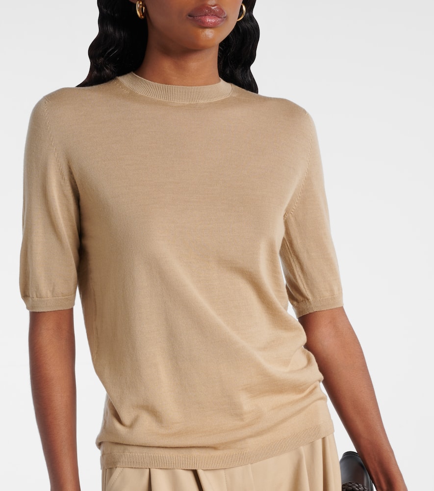 Max Mara Warren Silk And Cashmere Fine Knit Top