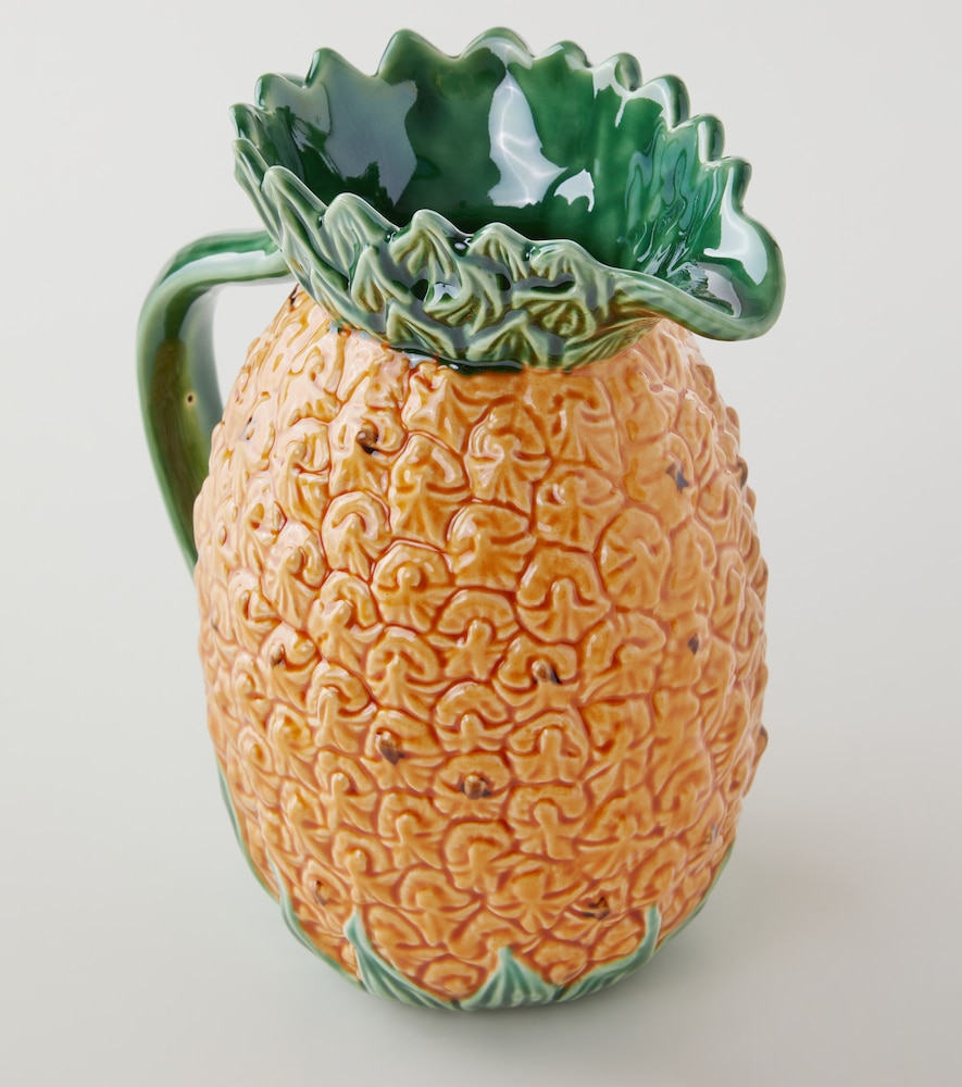  Bordallo Pinheiro Bordallo Pinheiro Ananas Ceramic Pitcher 