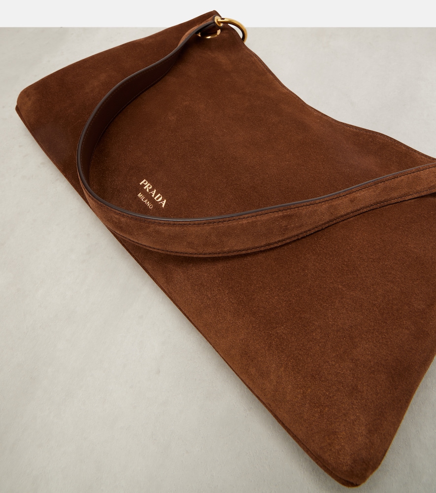  Prada Prada Schultertasche Etude Large Aus Veloursleder 