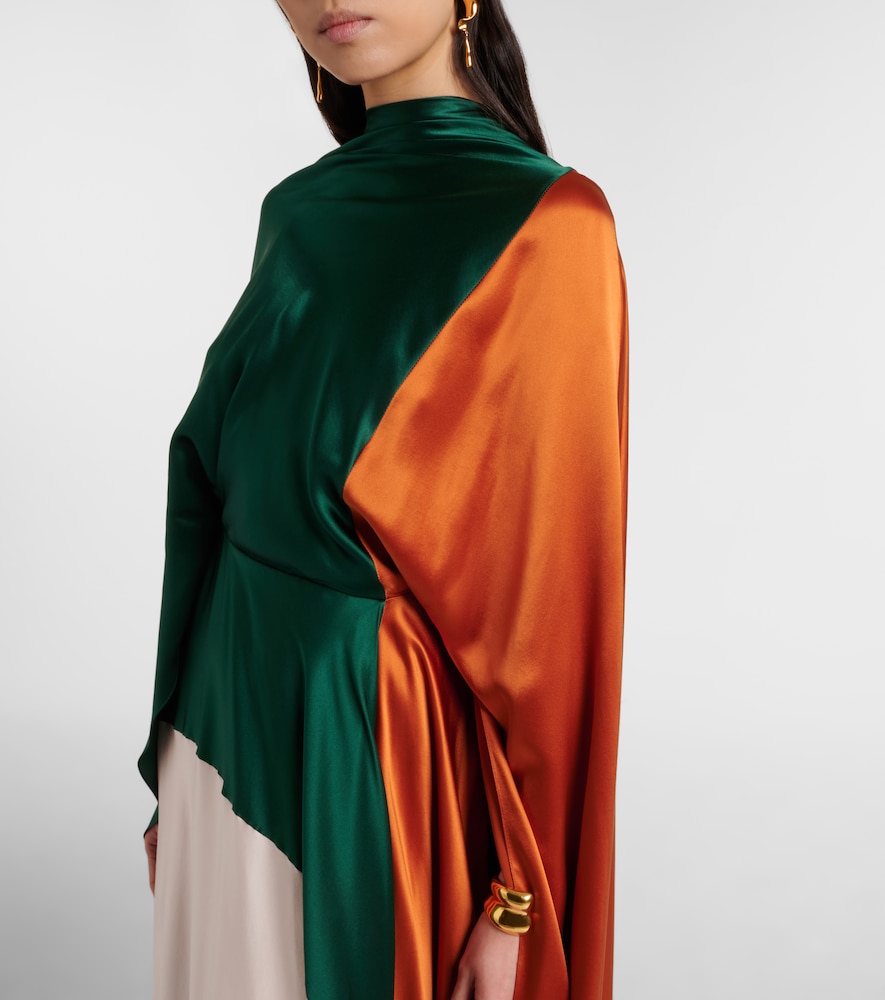  Roksanda Roksanda Robe Neolitsea Aus Seidensatin 