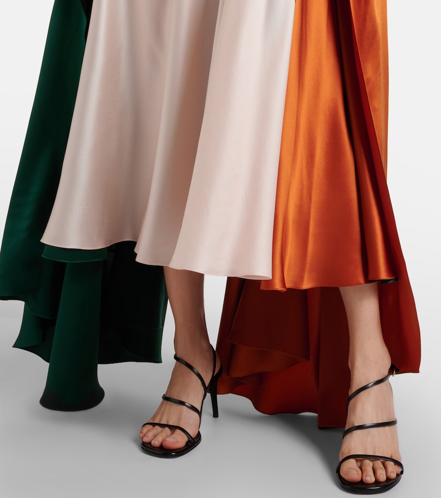  Roksanda Roksanda Robe Neolitsea Aus Seidensatin 