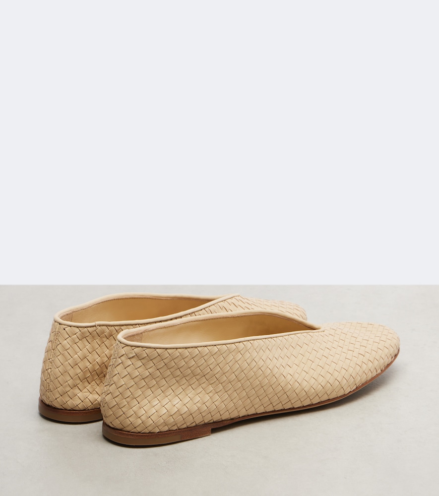 Rosa Intrecciato Ballet Flats