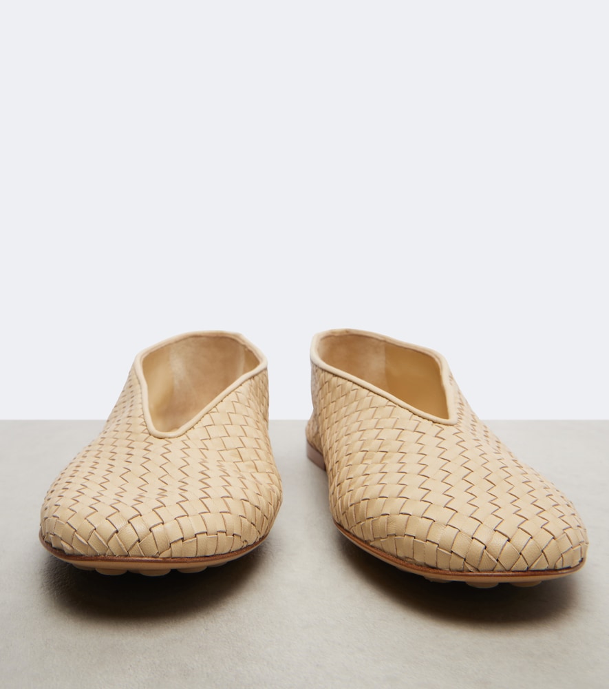 Rosa Intrecciato Ballet Flats