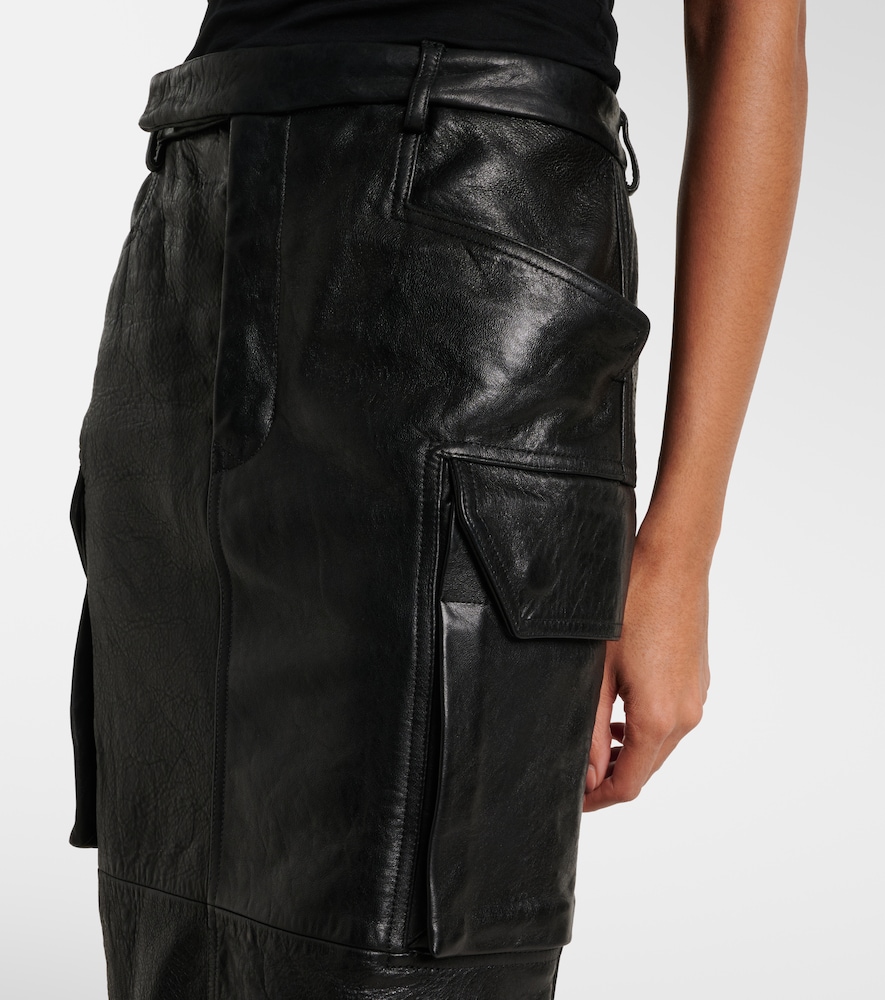  Rick Owens Rick Owens Midirock Firbanks Aus Leder 