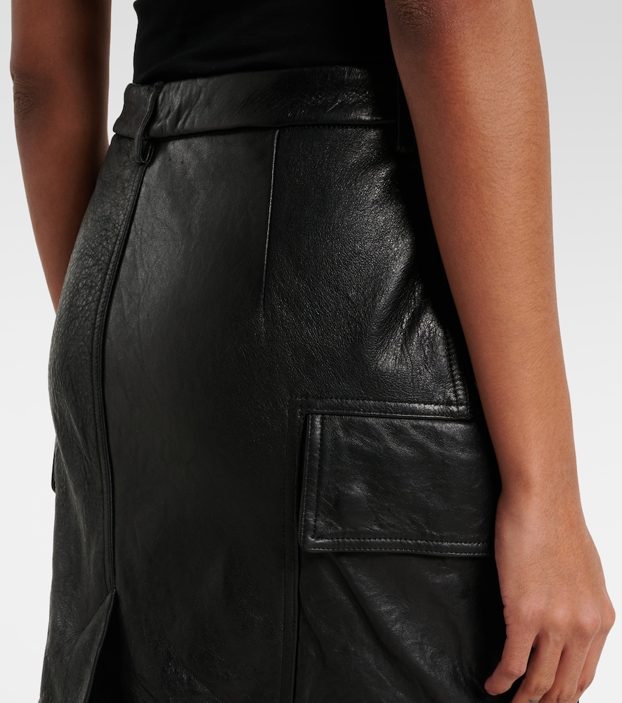  Rick Owens Rick Owens Midirock Firbanks Aus Leder 