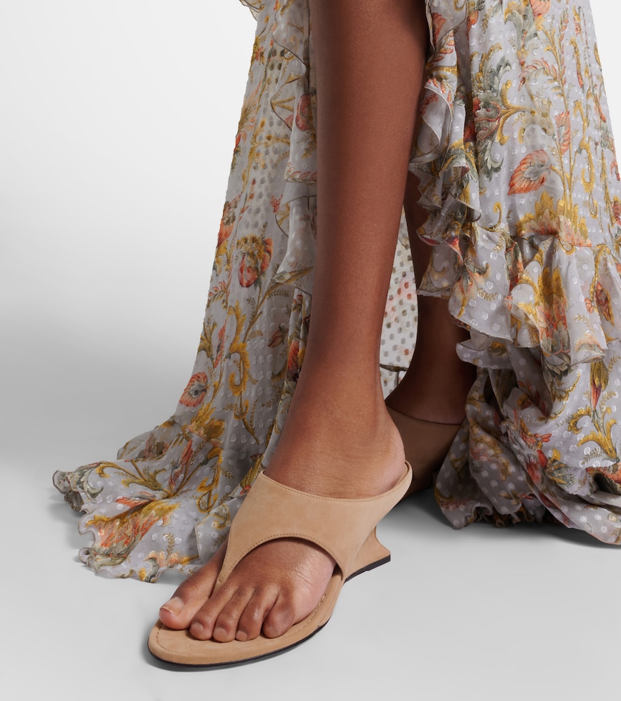 Paris Texas Nina suede thong sandals