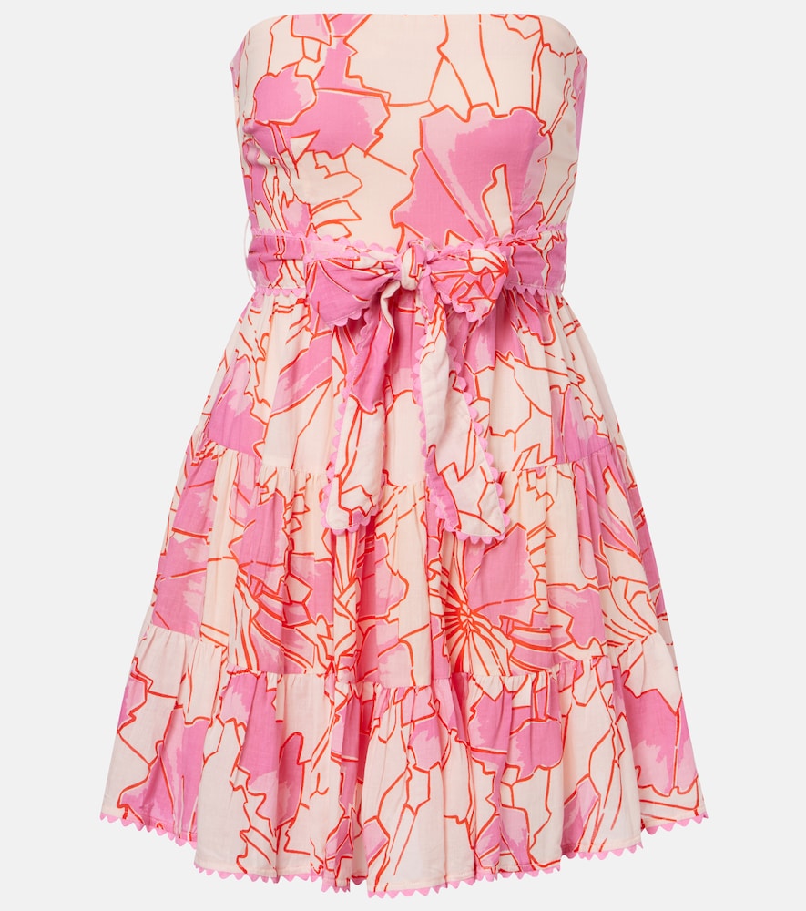 Poupette St Barth Christine printed cotton minidress