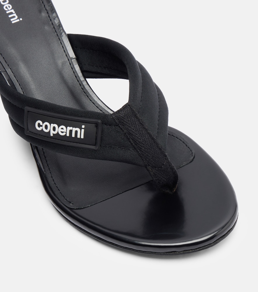  Coperni Coperni Logo Wedge Thong Sandals 