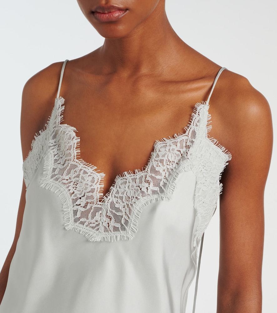 Róhe Lace-Trimmed Top