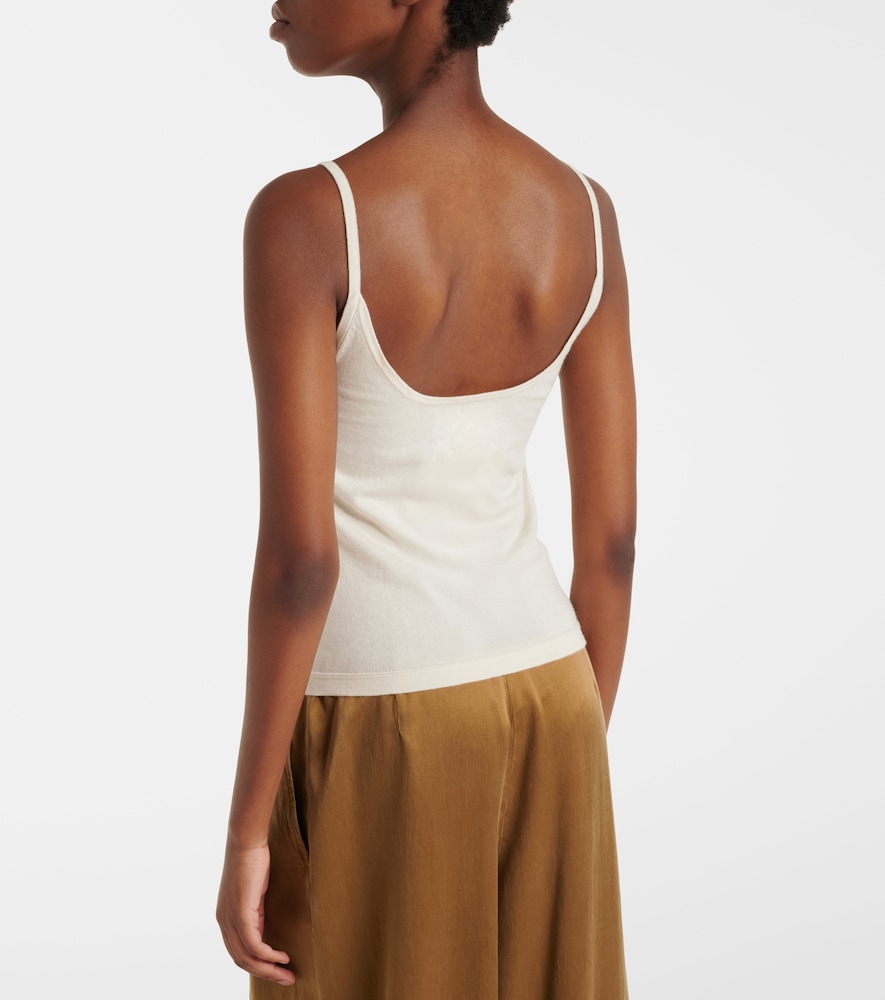 Extreme Cashmere N°471 Britney cotton and cashmere tank top